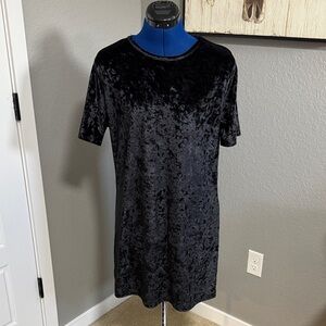 Elegant Black Velvet Dress